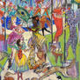 Party Animals by Freya Pocklington - limited edition print